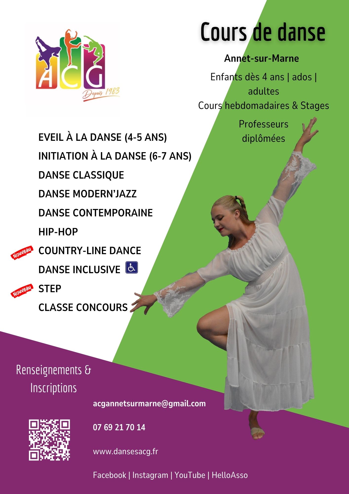presentation des différents cours